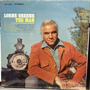 Vintage Lorne Greene "The Man" vinyl record Album 1965‎
